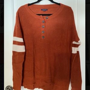 American Eagle sweater with buttons.